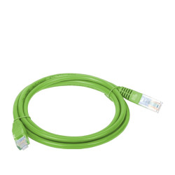 Kabel Patchcord UTP A-LAN KKU5ZIE5.0 (RJ45 - RJ45 , 5m, UTP, kat. 5e, kolor zielony)