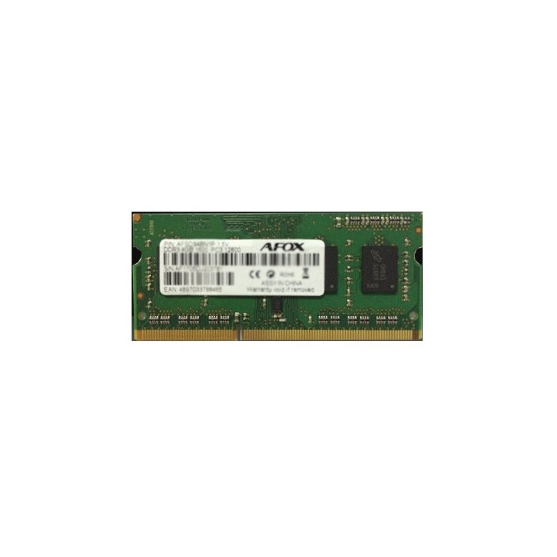 AFOX SO-DIMM DDR3 8GB 1600MHZ  AFSD38BK1P