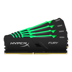 Zestaw pamięci Kingston HyperX FURY RGB HX426C16FB3AK4/32 (DDR4 DIMM 4 x 8 GB 2666 MHz CL16)