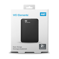 Dysk zewnętrzny HDD WD Elements (2TB 2.5" USB 3.0 Czarny WDBU6Y0020BBK-WESN)