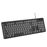 Podświetlana klawiatura przewodowa Savio KB-04