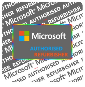Genuine Microsoft Refurbisher Label